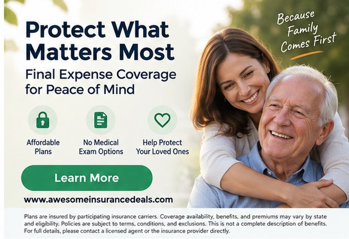 Sample Final Expense ad creative